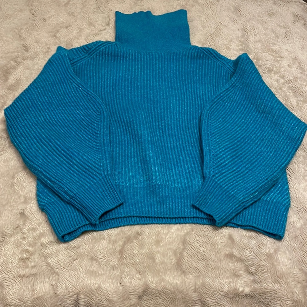 Turtleneck knit sweater. Great condition.